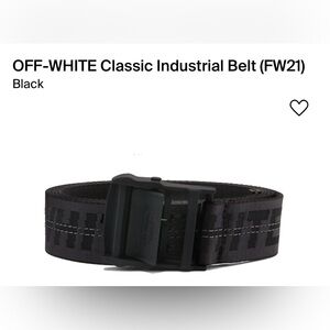 Off White industrial belt